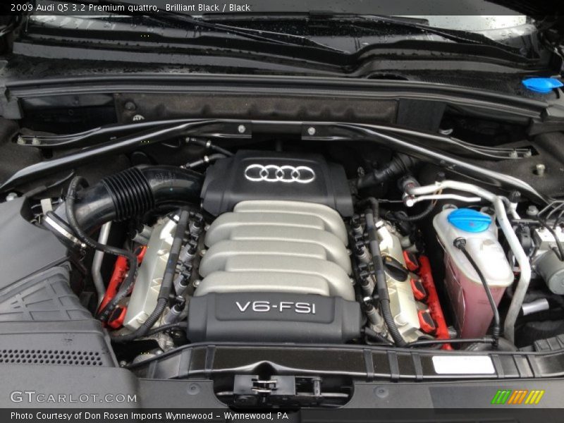 Brilliant Black / Black 2009 Audi Q5 3.2 Premium quattro