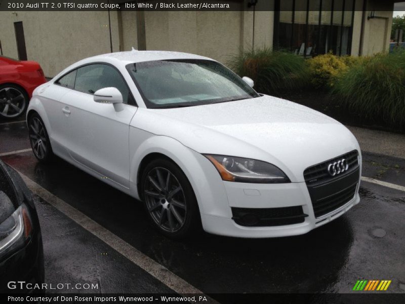 Front 3/4 View of 2010 TT 2.0 TFSI quattro Coupe