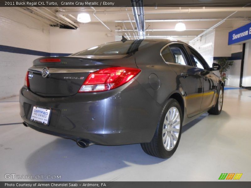 Granite Gray Metallic / Ebony 2011 Buick Regal CXL Turbo