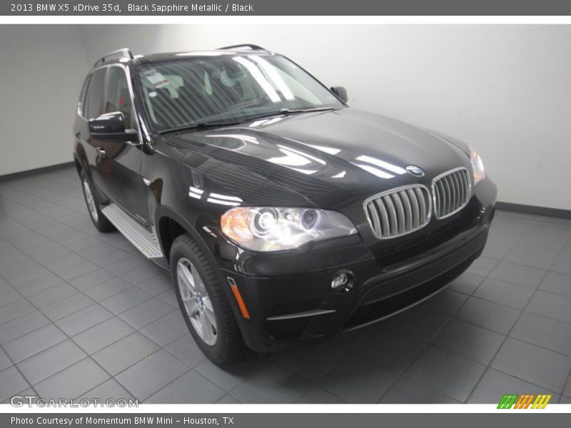 Black Sapphire Metallic / Black 2013 BMW X5 xDrive 35d