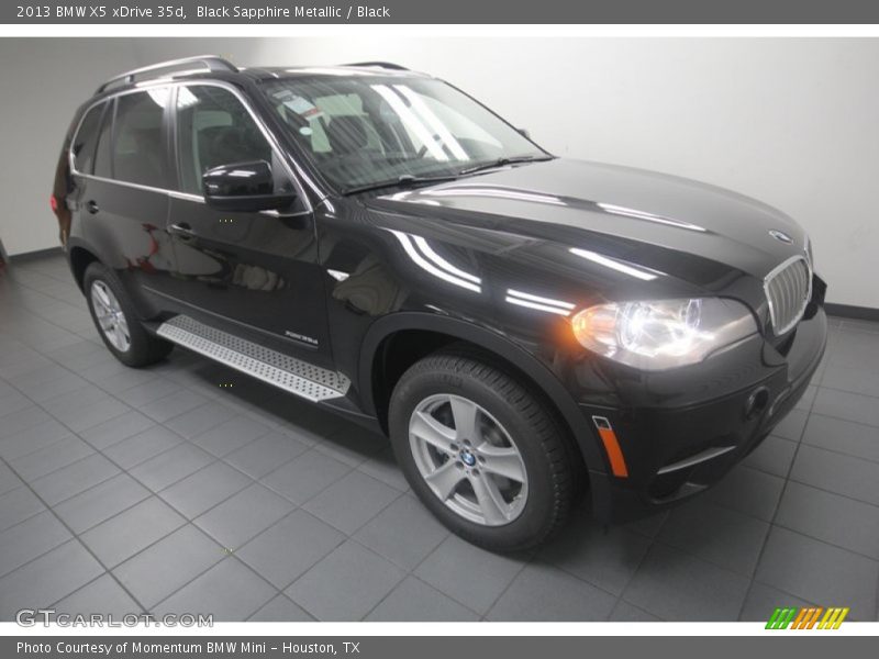 Black Sapphire Metallic / Black 2013 BMW X5 xDrive 35d