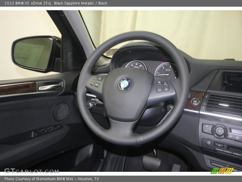 Black Sapphire Metallic / Black 2013 BMW X5 xDrive 35d