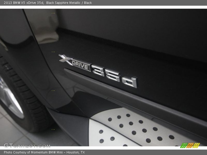 Black Sapphire Metallic / Black 2013 BMW X5 xDrive 35d