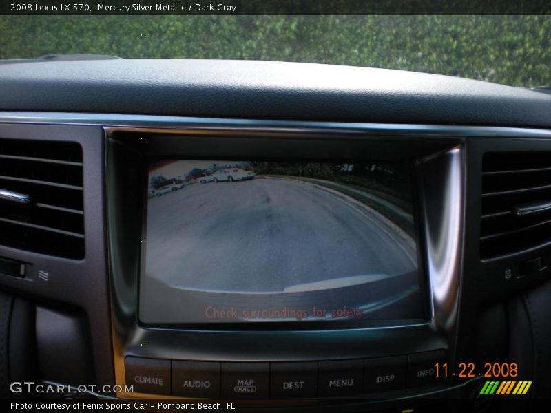 Mercury Silver Metallic / Dark Gray 2008 Lexus LX 570