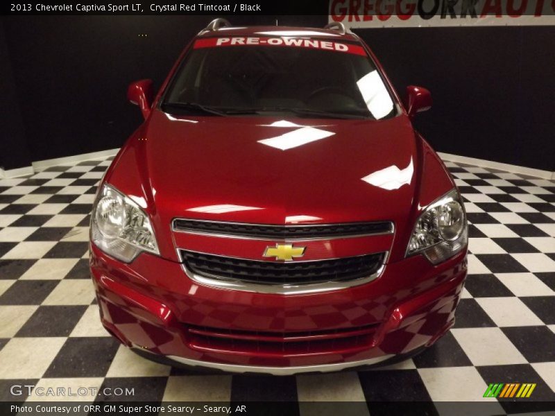 Crystal Red Tintcoat / Black 2013 Chevrolet Captiva Sport LT