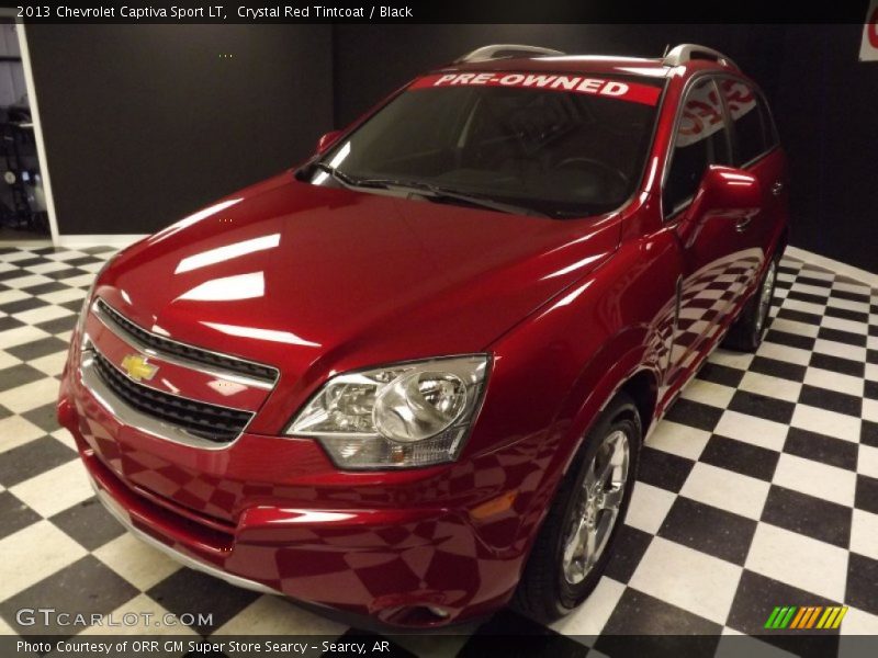 Crystal Red Tintcoat / Black 2013 Chevrolet Captiva Sport LT