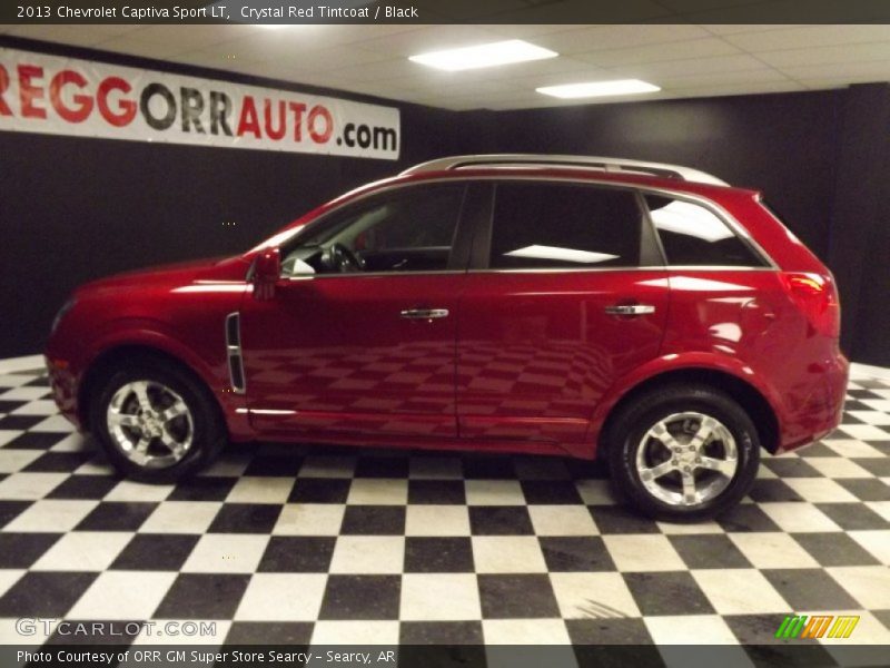 Crystal Red Tintcoat / Black 2013 Chevrolet Captiva Sport LT