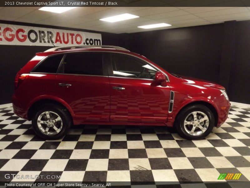 Crystal Red Tintcoat / Black 2013 Chevrolet Captiva Sport LT