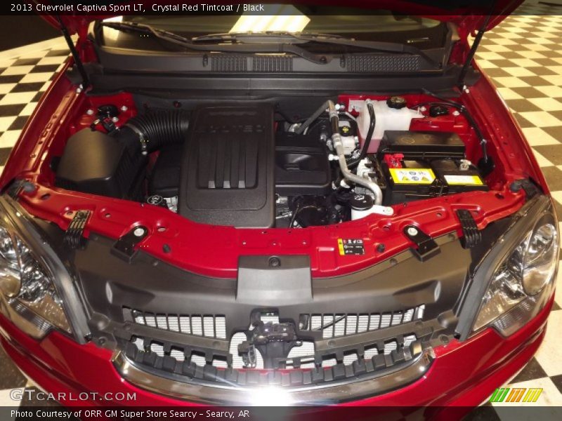 Crystal Red Tintcoat / Black 2013 Chevrolet Captiva Sport LT