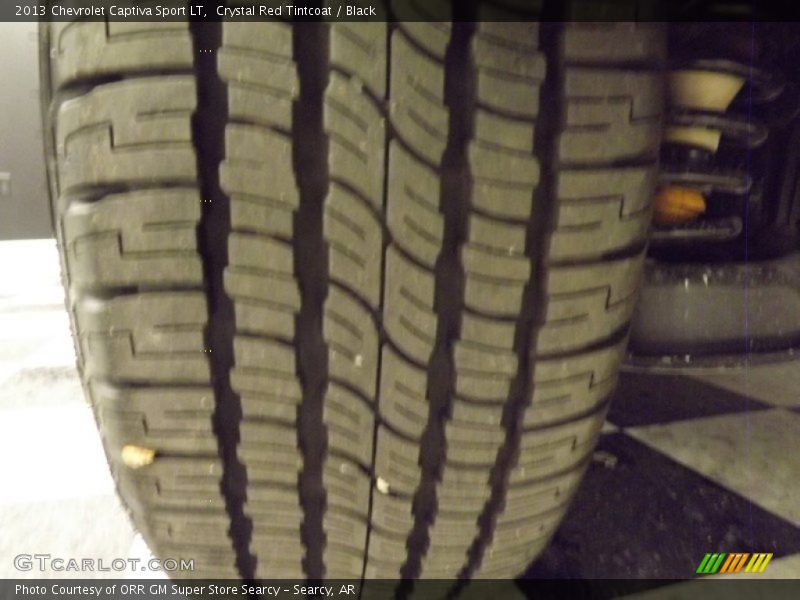 Crystal Red Tintcoat / Black 2013 Chevrolet Captiva Sport LT