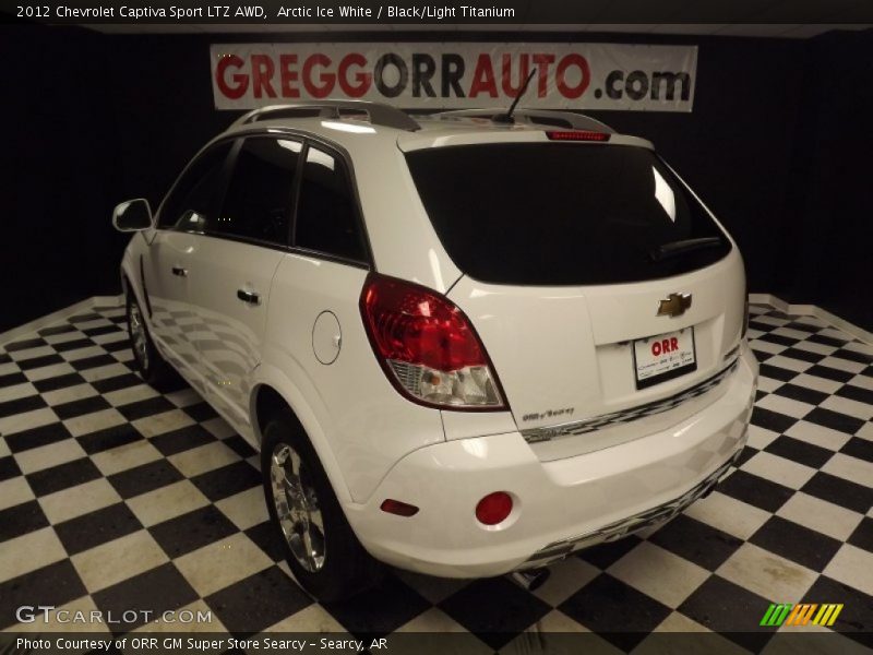 Arctic Ice White / Black/Light Titanium 2012 Chevrolet Captiva Sport LTZ AWD