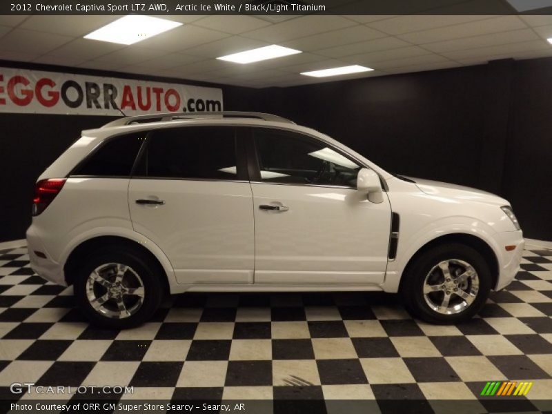 Arctic Ice White / Black/Light Titanium 2012 Chevrolet Captiva Sport LTZ AWD