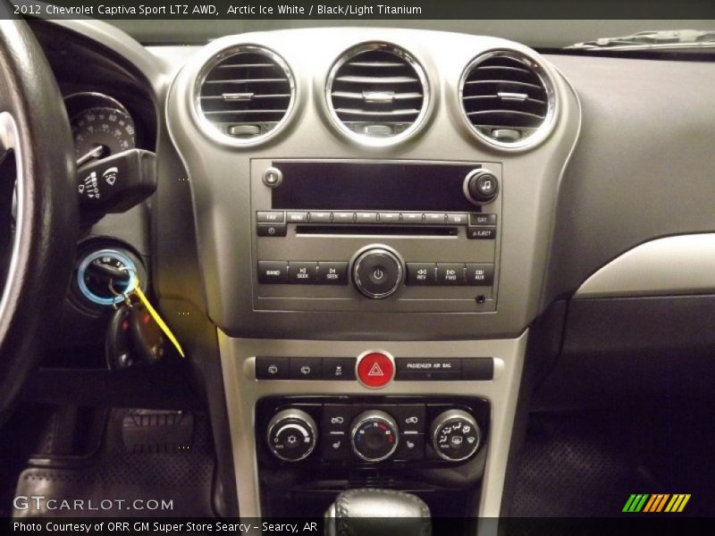 Arctic Ice White / Black/Light Titanium 2012 Chevrolet Captiva Sport LTZ AWD
