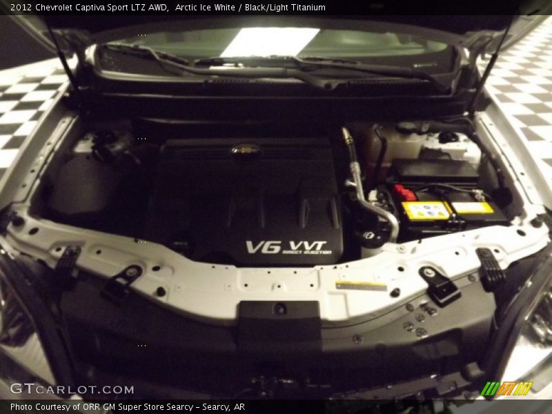 Arctic Ice White / Black/Light Titanium 2012 Chevrolet Captiva Sport LTZ AWD