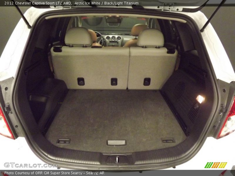 Arctic Ice White / Black/Light Titanium 2012 Chevrolet Captiva Sport LTZ AWD