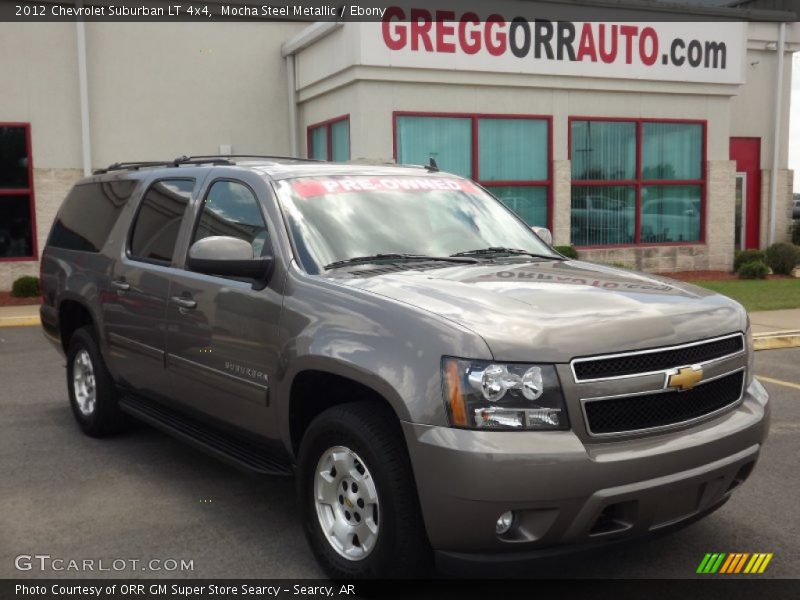 Mocha Steel Metallic / Ebony 2012 Chevrolet Suburban LT 4x4