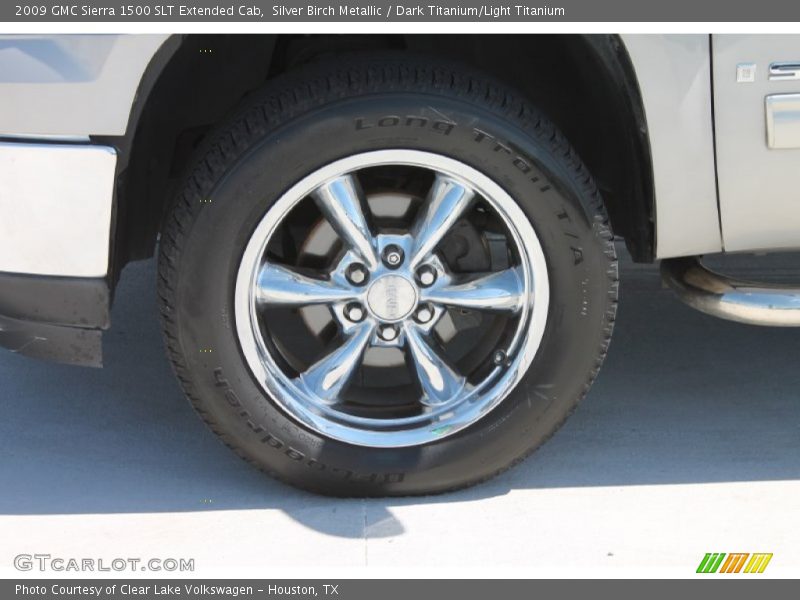 Silver Birch Metallic / Dark Titanium/Light Titanium 2009 GMC Sierra 1500 SLT Extended Cab
