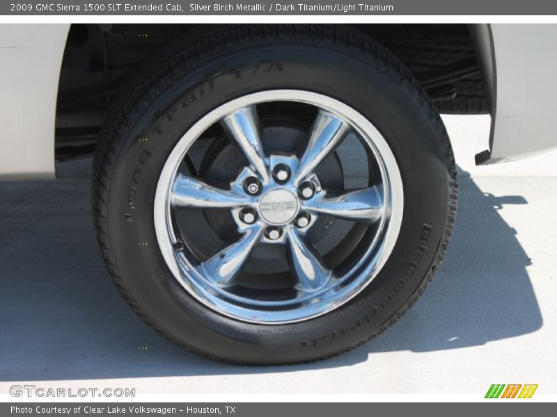 Silver Birch Metallic / Dark Titanium/Light Titanium 2009 GMC Sierra 1500 SLT Extended Cab