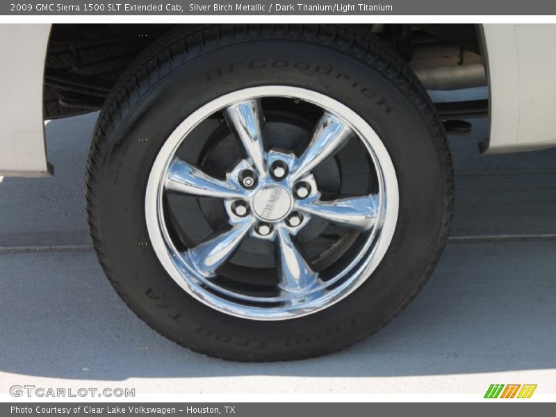 Silver Birch Metallic / Dark Titanium/Light Titanium 2009 GMC Sierra 1500 SLT Extended Cab