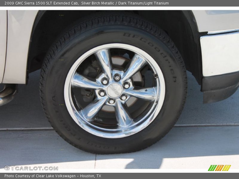 Silver Birch Metallic / Dark Titanium/Light Titanium 2009 GMC Sierra 1500 SLT Extended Cab