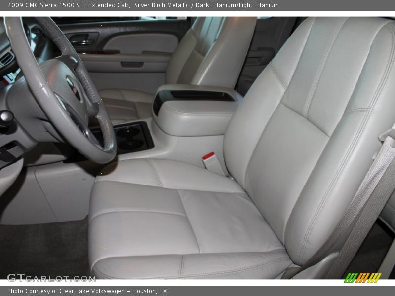 Silver Birch Metallic / Dark Titanium/Light Titanium 2009 GMC Sierra 1500 SLT Extended Cab