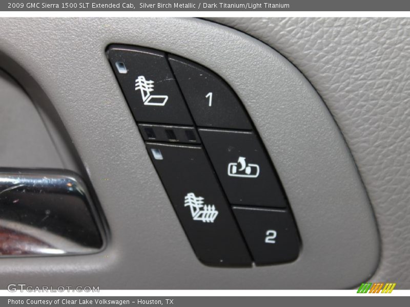 Silver Birch Metallic / Dark Titanium/Light Titanium 2009 GMC Sierra 1500 SLT Extended Cab