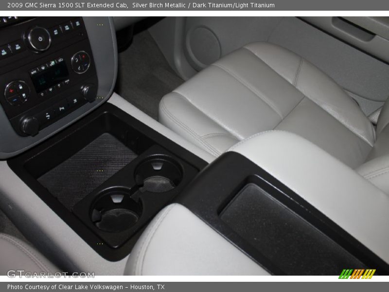 Silver Birch Metallic / Dark Titanium/Light Titanium 2009 GMC Sierra 1500 SLT Extended Cab