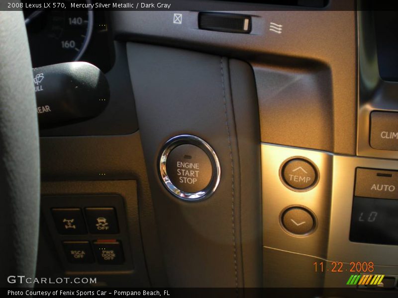 Mercury Silver Metallic / Dark Gray 2008 Lexus LX 570