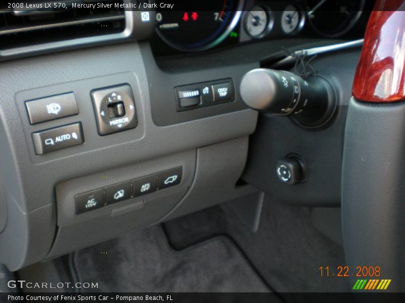 Mercury Silver Metallic / Dark Gray 2008 Lexus LX 570
