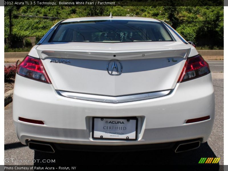 Bellanova White Pearl / Parchment 2012 Acura TL 3.5 Technology