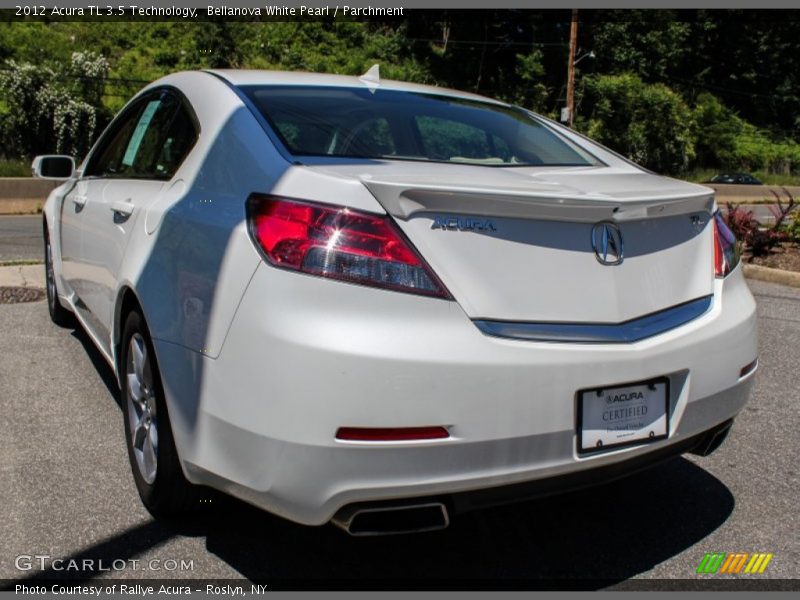 Bellanova White Pearl / Parchment 2012 Acura TL 3.5 Technology
