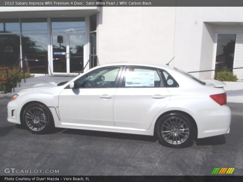  2013 Impreza WRX Premium 4 Door Satin White Pearl