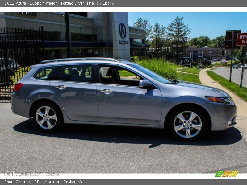 Forged Silver Metallic / Ebony 2012 Acura TSX Sport Wagon