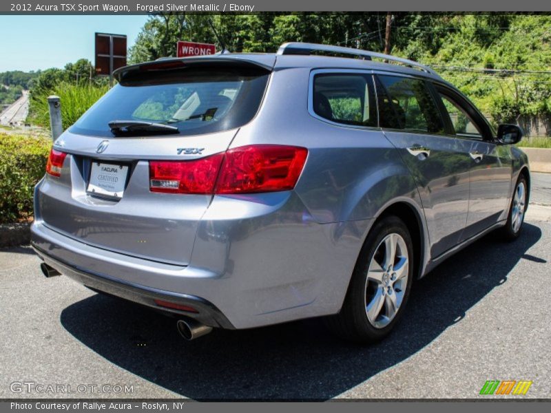 Forged Silver Metallic / Ebony 2012 Acura TSX Sport Wagon