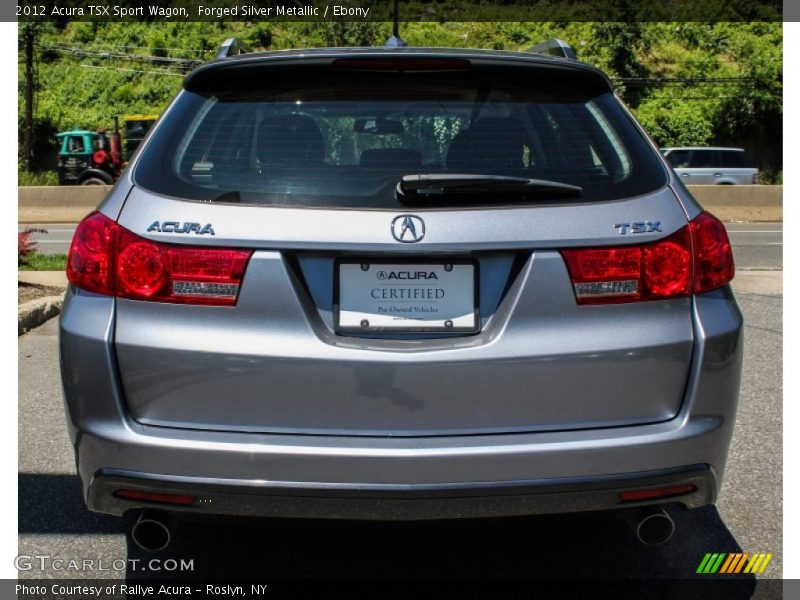 Forged Silver Metallic / Ebony 2012 Acura TSX Sport Wagon