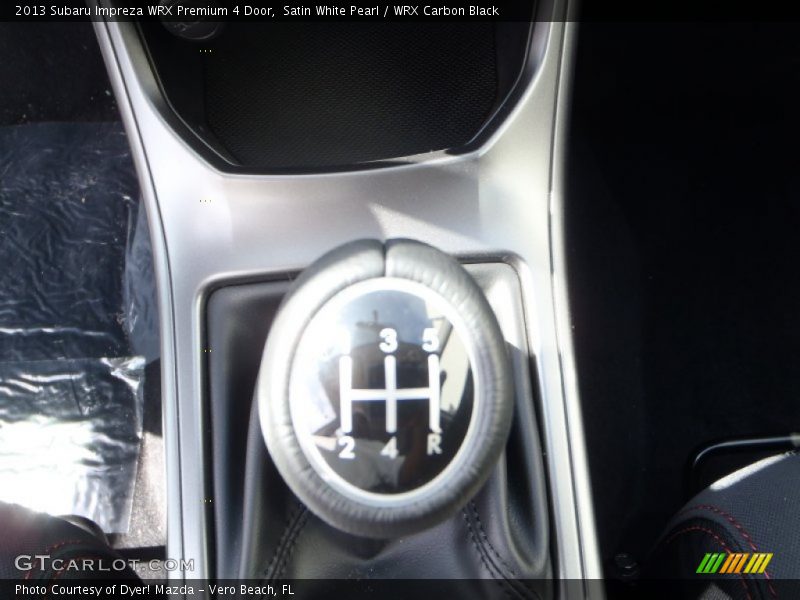 Satin White Pearl / WRX Carbon Black 2013 Subaru Impreza WRX Premium 4 Door