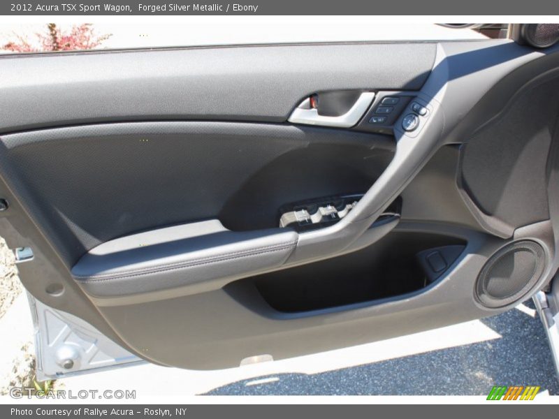 Forged Silver Metallic / Ebony 2012 Acura TSX Sport Wagon