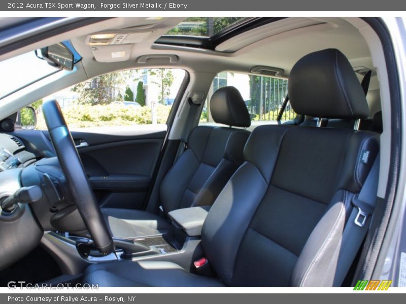 Forged Silver Metallic / Ebony 2012 Acura TSX Sport Wagon