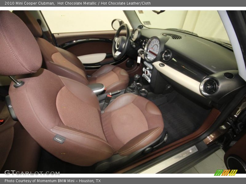 Front Seat of 2010 Cooper Clubman