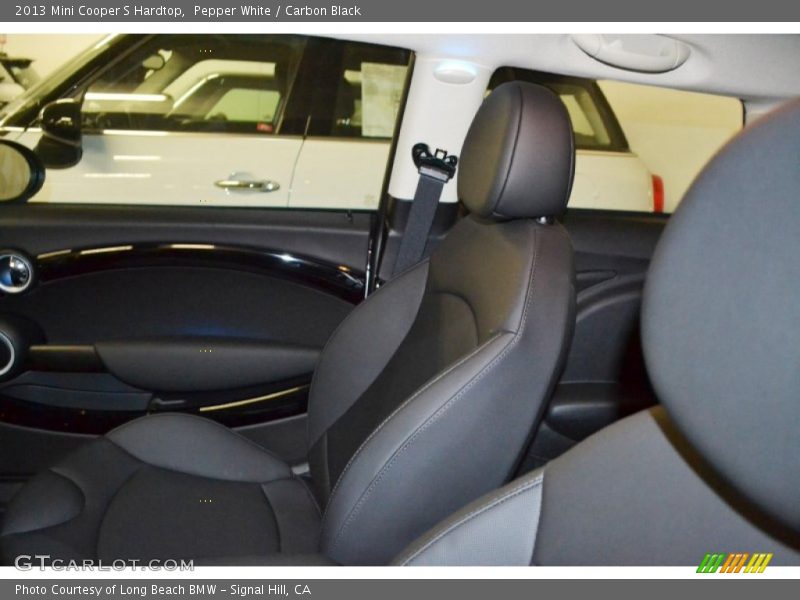 Pepper White / Carbon Black 2013 Mini Cooper S Hardtop