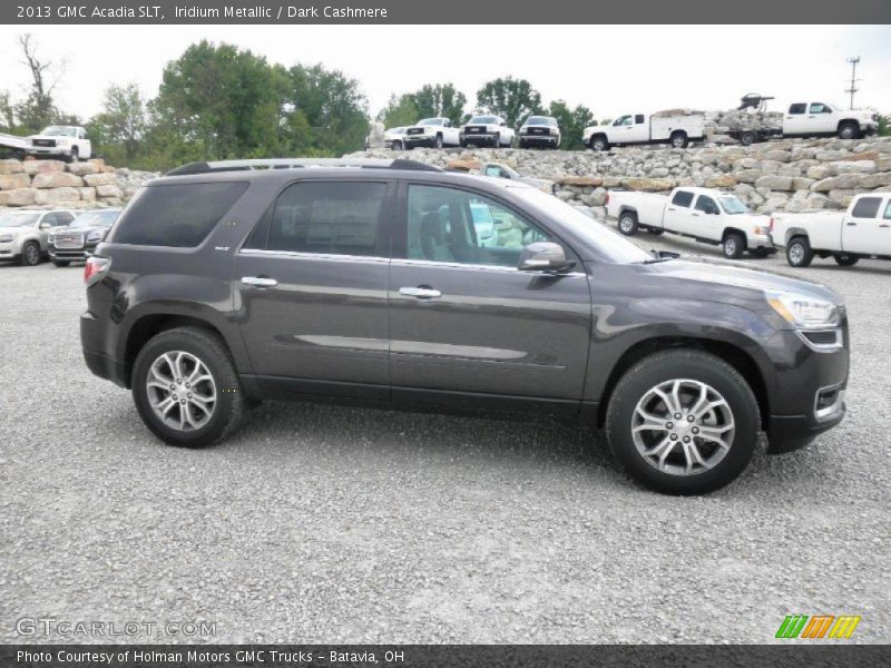 Iridium Metallic / Dark Cashmere 2013 GMC Acadia SLT