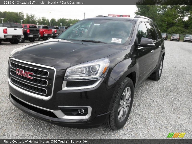 Iridium Metallic / Dark Cashmere 2013 GMC Acadia SLT