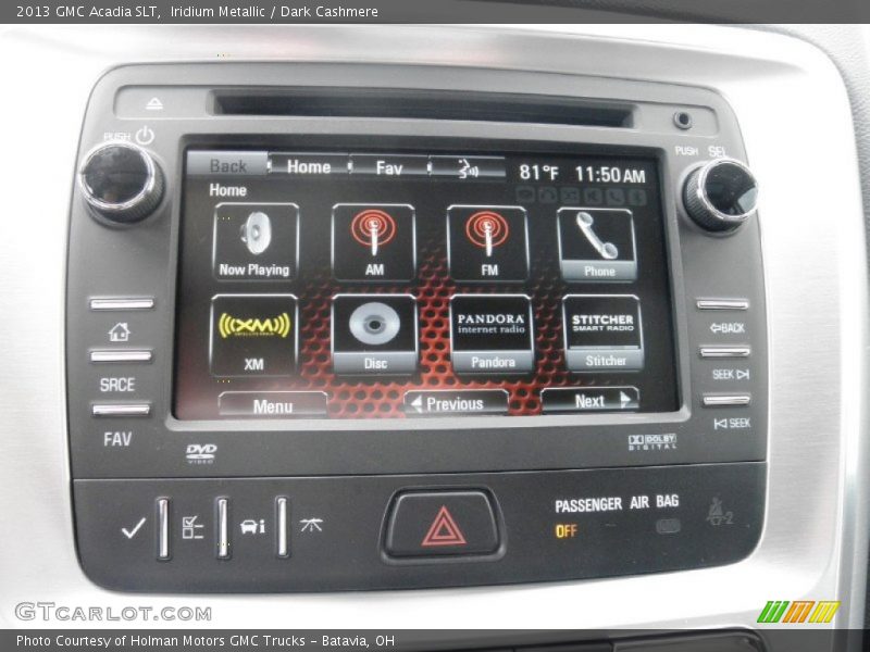 Iridium Metallic / Dark Cashmere 2013 GMC Acadia SLT