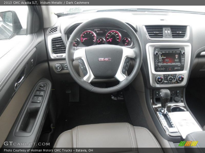Iridium Metallic / Dark Cashmere 2013 GMC Acadia SLT
