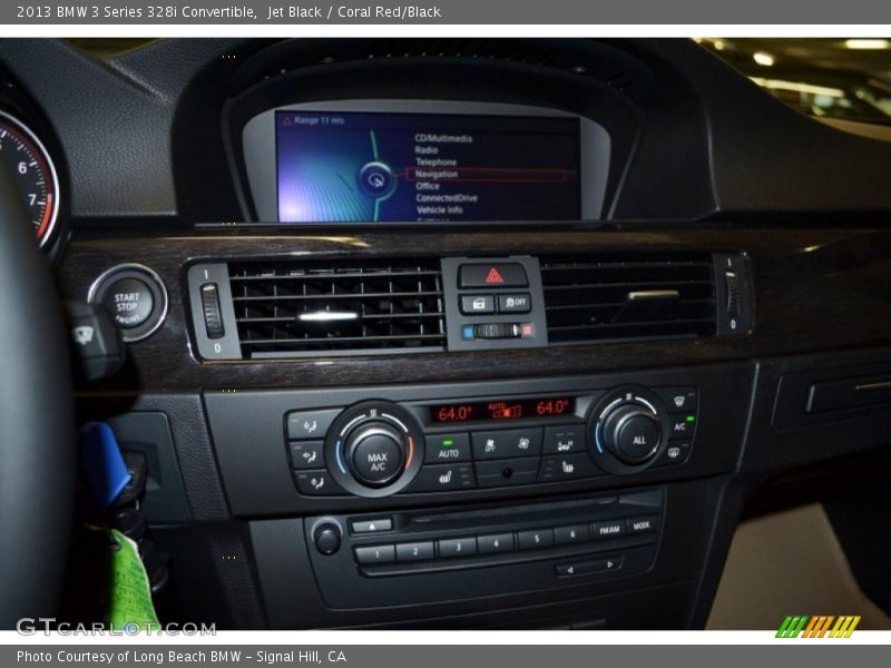 Jet Black / Coral Red/Black 2013 BMW 3 Series 328i Convertible