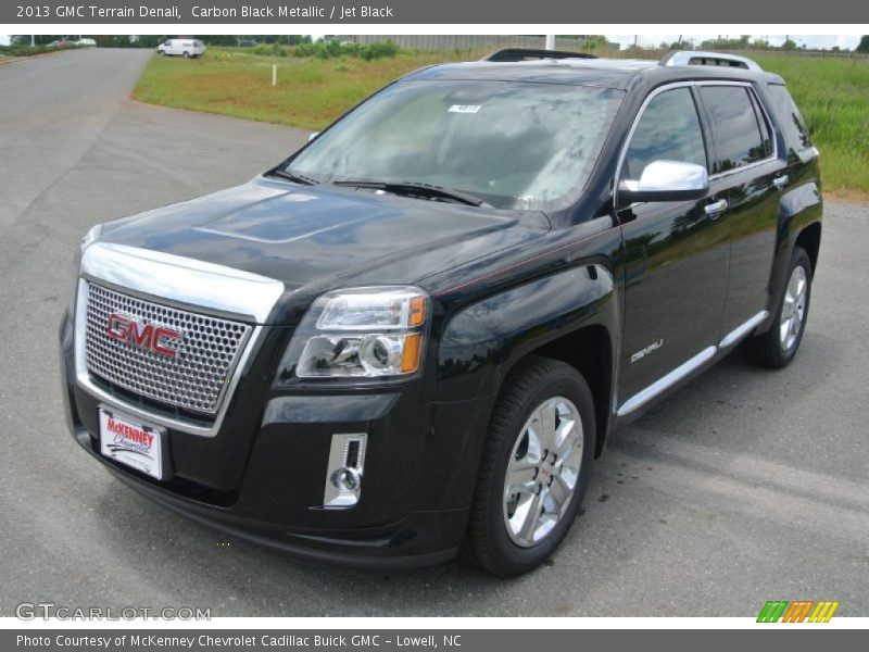 Carbon Black Metallic / Jet Black 2013 GMC Terrain Denali