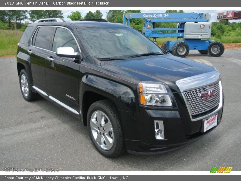 Carbon Black Metallic / Jet Black 2013 GMC Terrain Denali