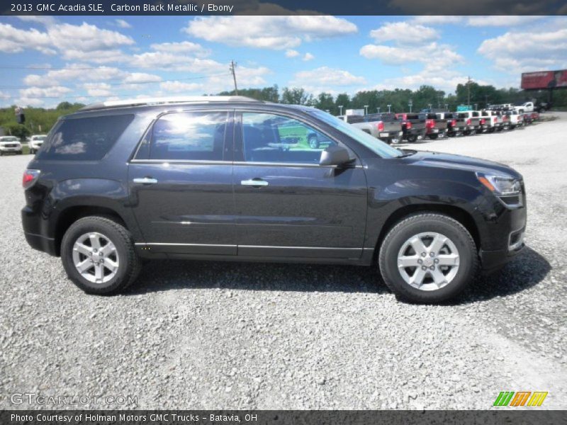 Carbon Black Metallic / Ebony 2013 GMC Acadia SLE