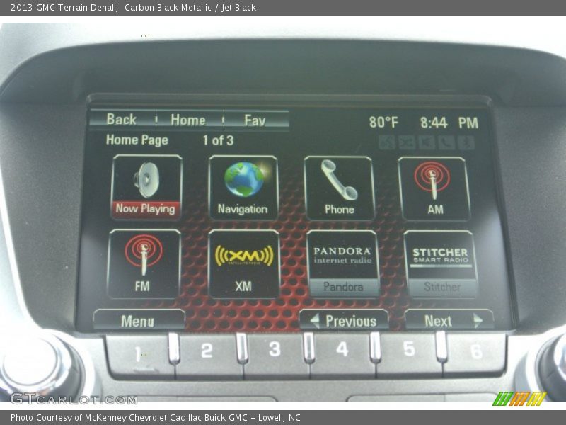 Carbon Black Metallic / Jet Black 2013 GMC Terrain Denali