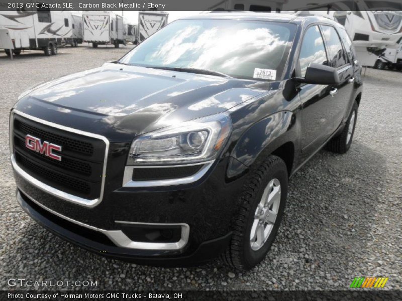 Carbon Black Metallic / Ebony 2013 GMC Acadia SLE